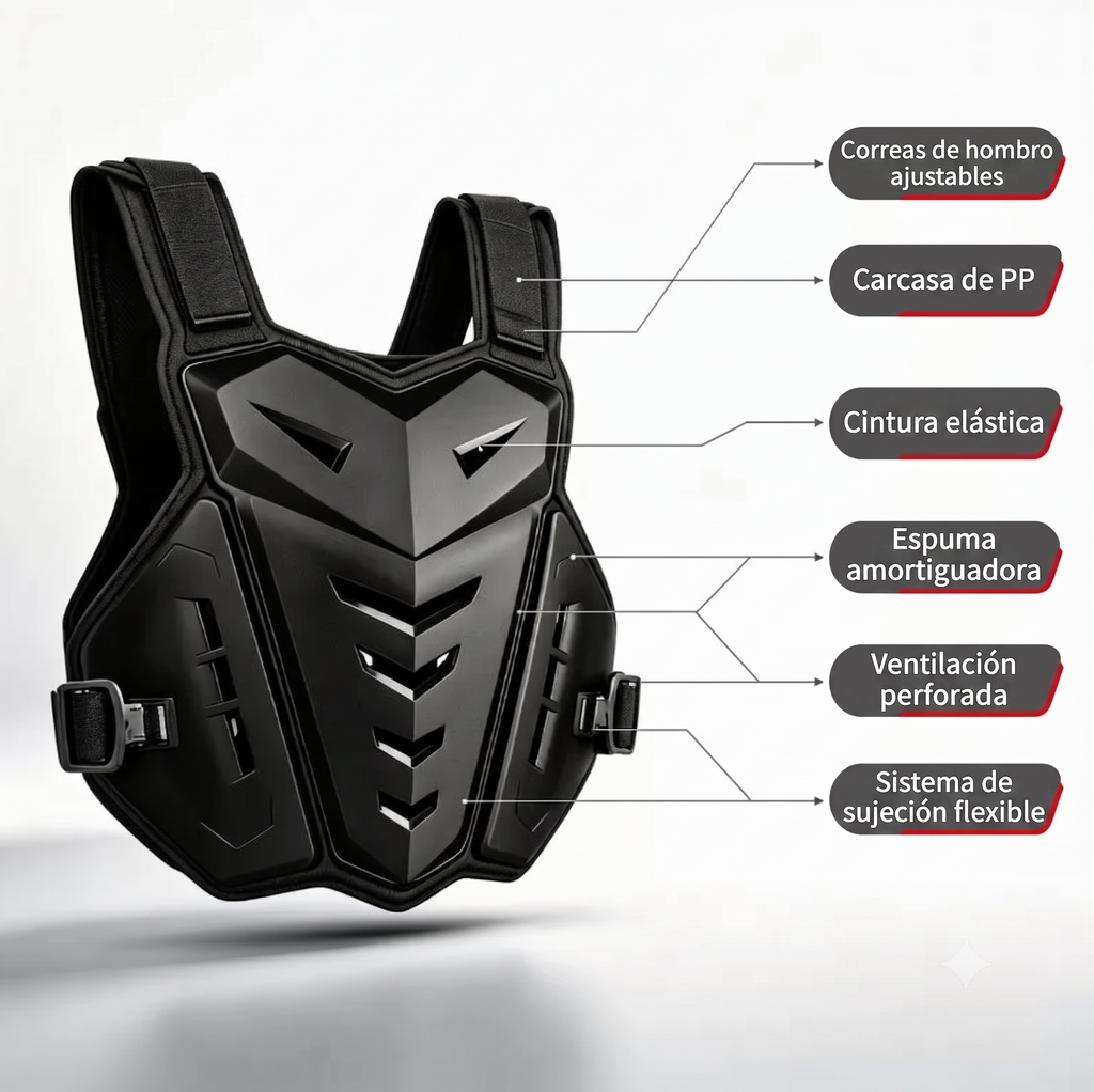 Peto Negro Motocross