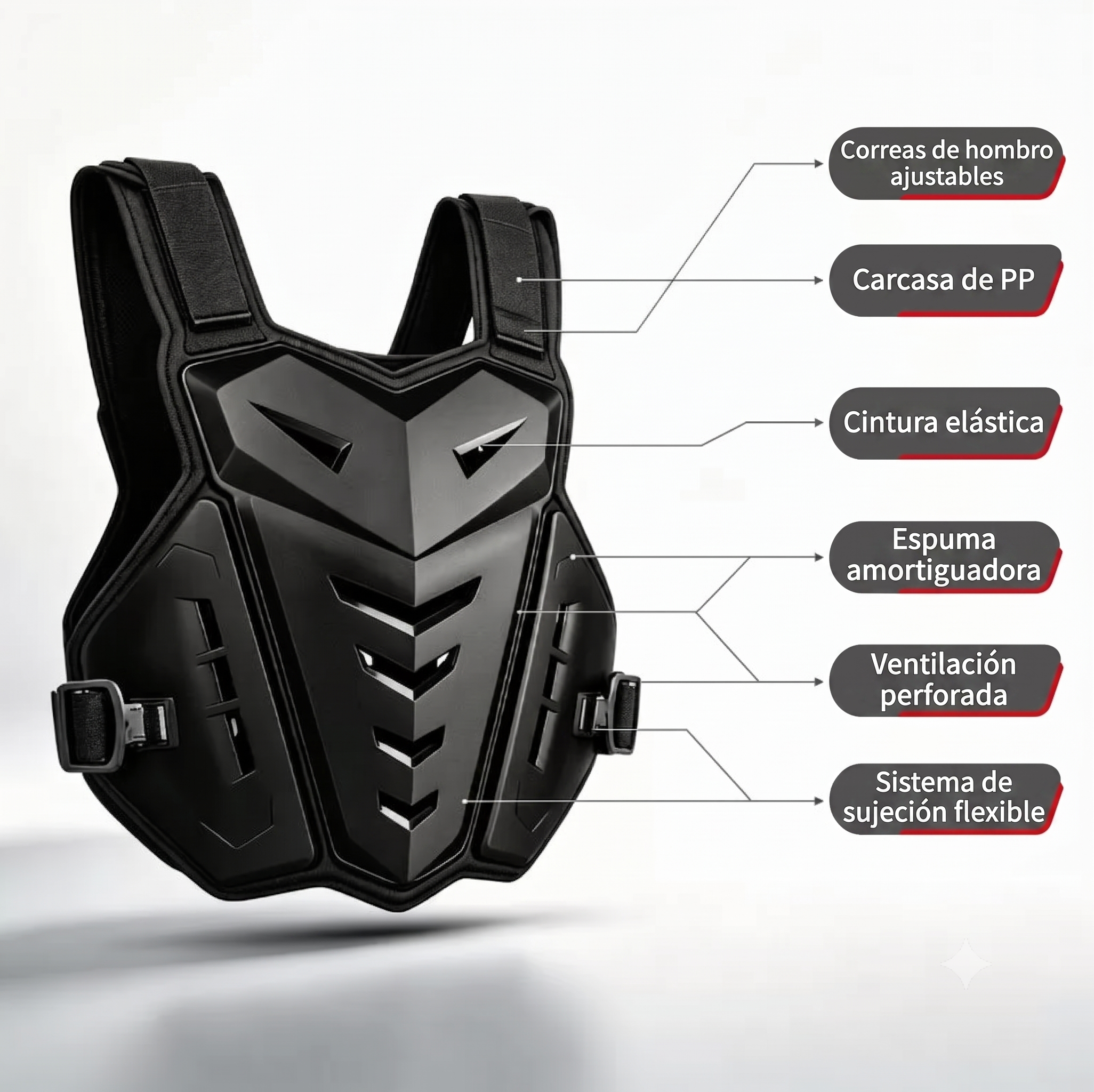 Peto Negro Motocross