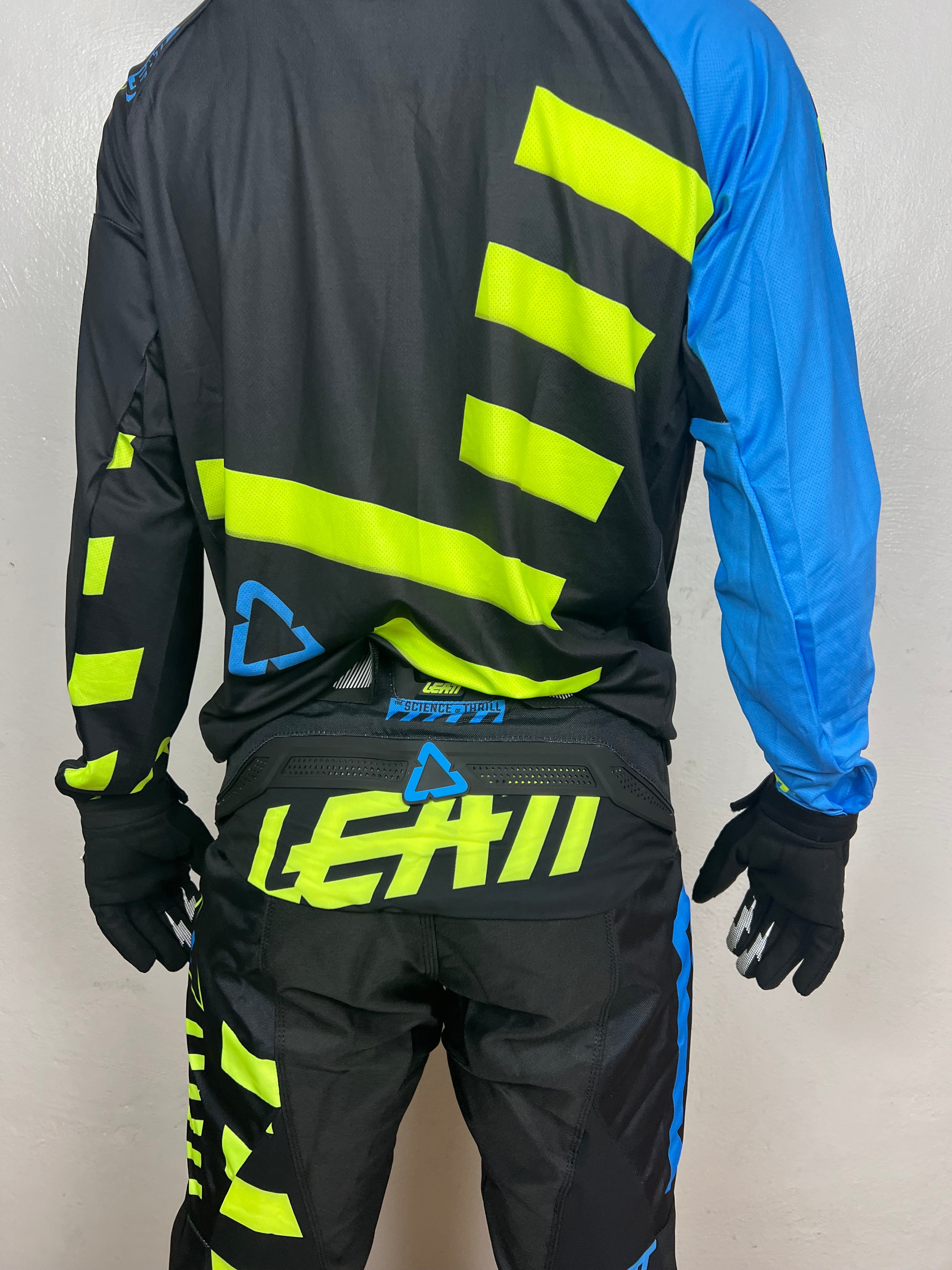 Traje Leatt Azul y Amarillo