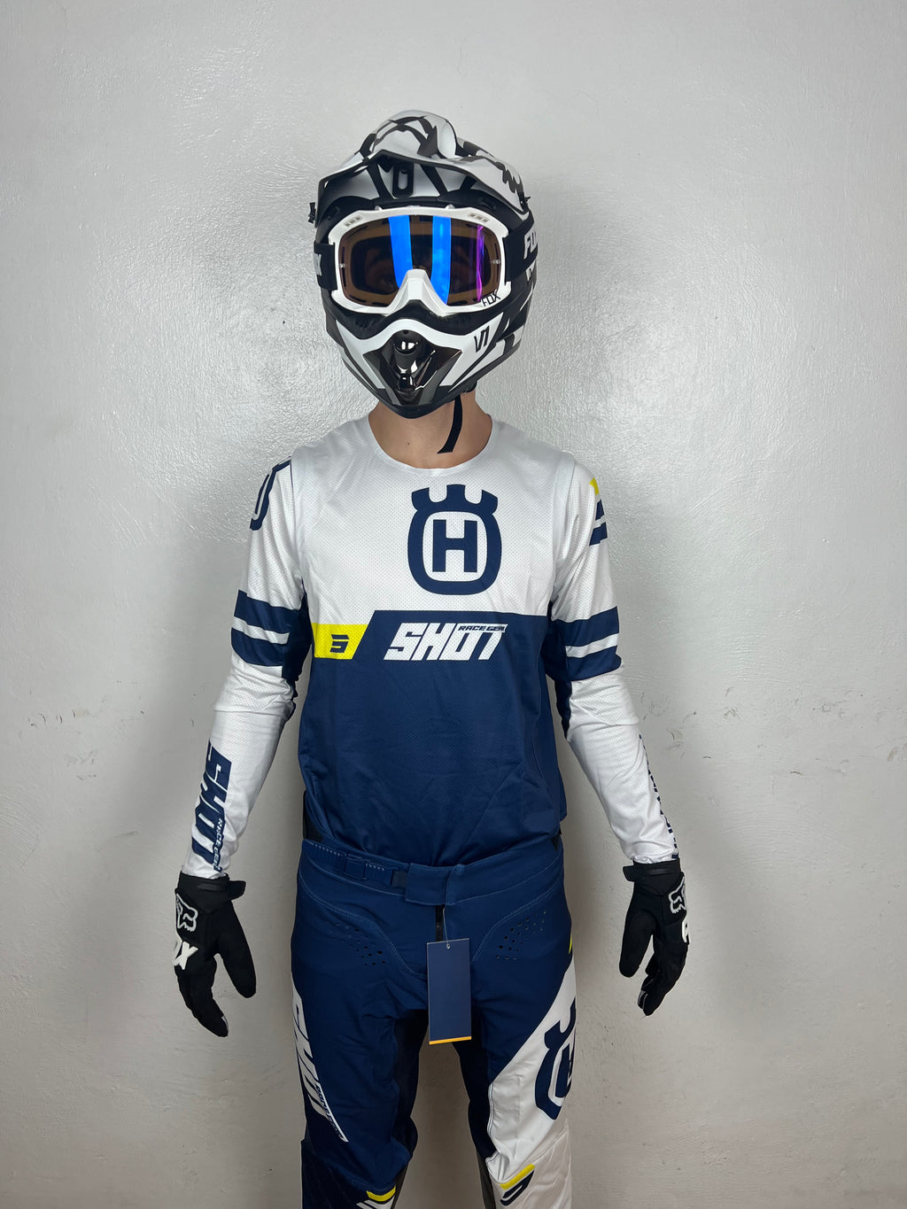 Traje Husqvarna Blanco