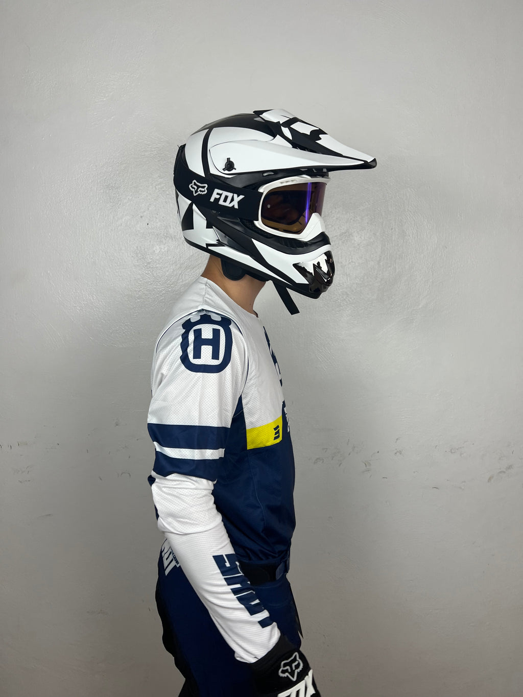 Traje Husqvarna Blanco