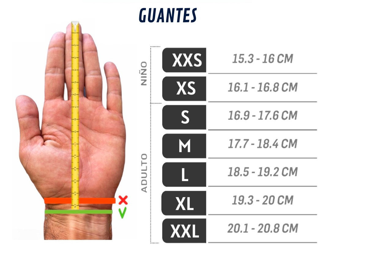 Guía de tallas